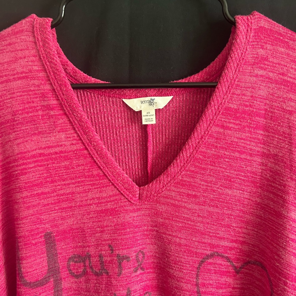 Terra & Sky Pink Tunic Top
